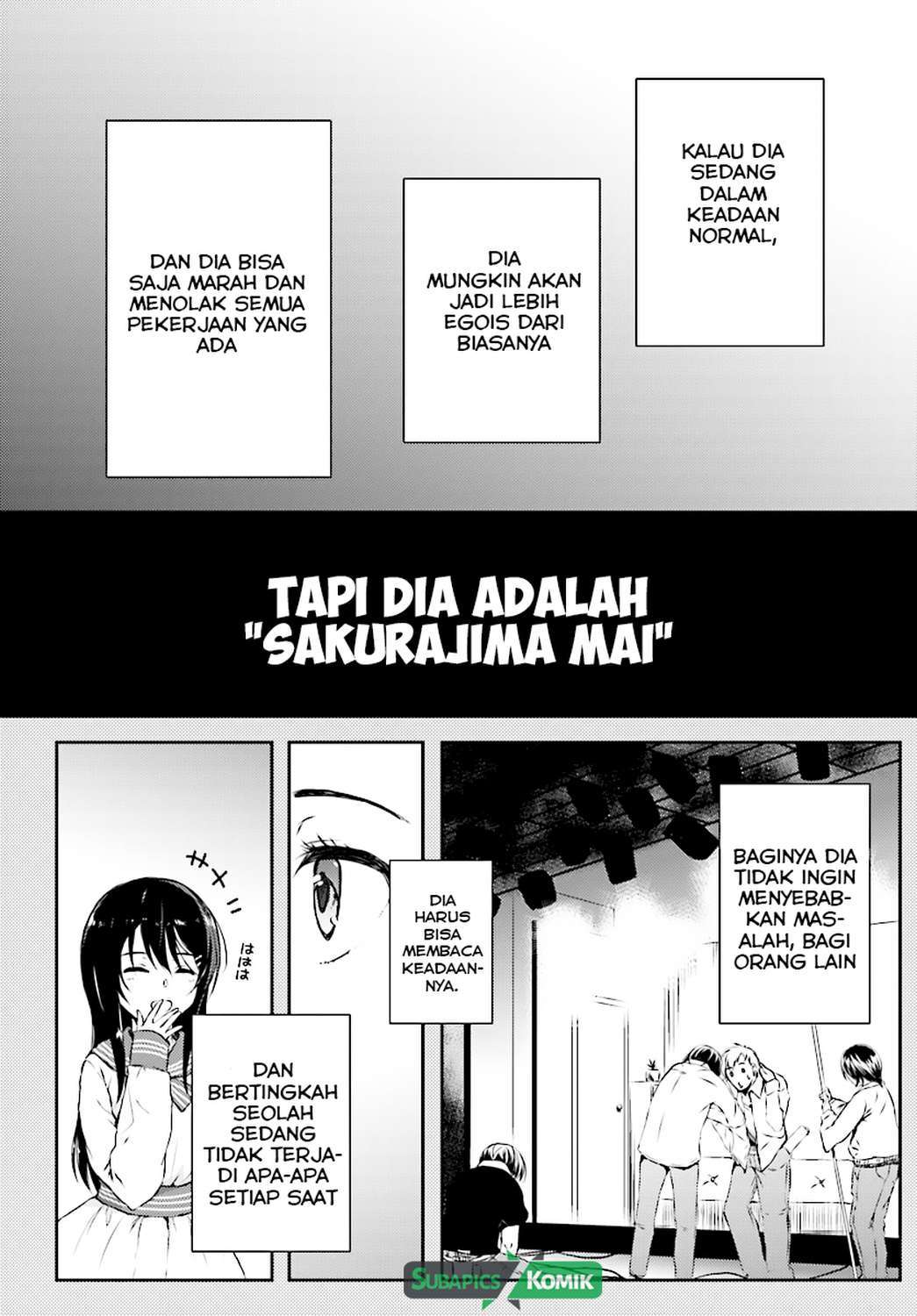 Seishun Buta Yarou wa Bunny Girl-senpai no Yume wo Minai Chapter 09